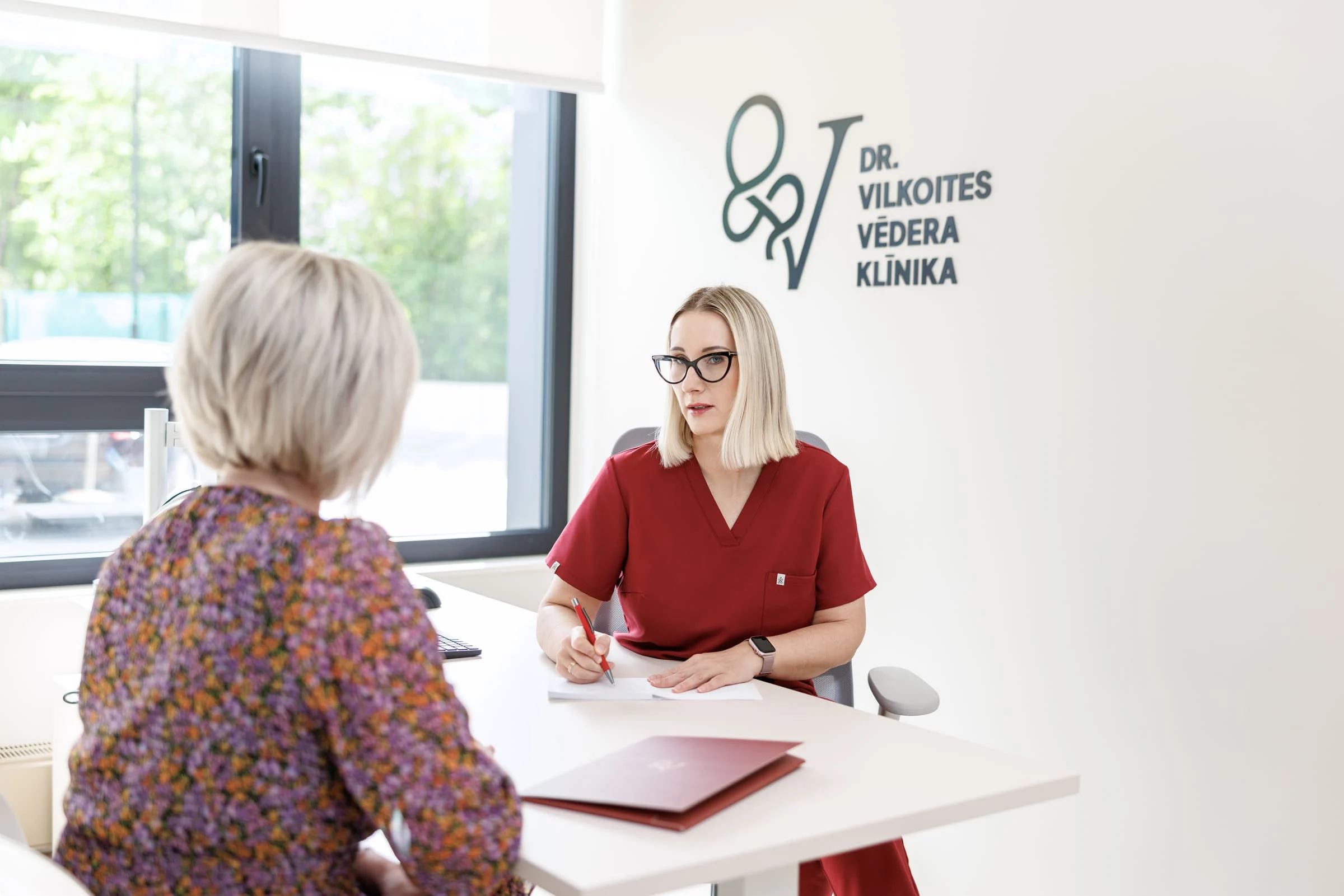 Consultation with an internist